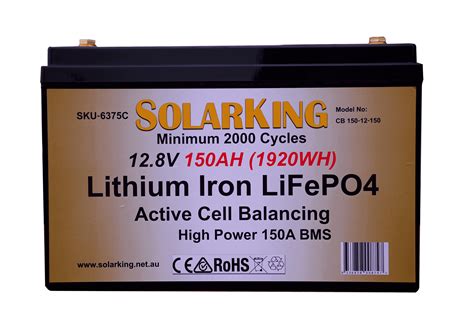 150ah Lithium Iron Solarking Battery Cb 150 12 100 Solarking