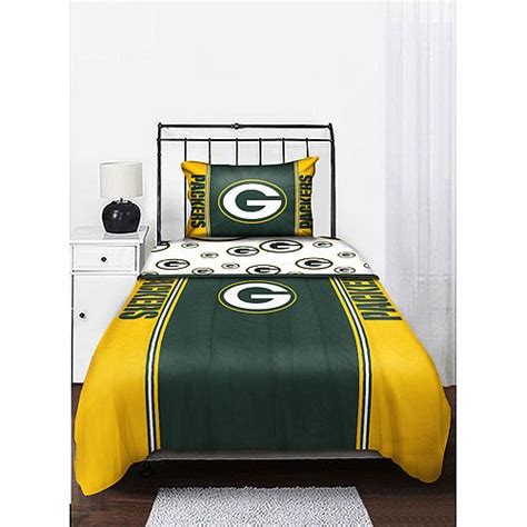 Green bay packers bedroom ideas. Walmart: NFL Mascot Bedding Comforter Set with Sheets ...