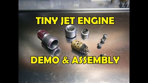 Tiny Jet Engine Demo Internal And External Parts