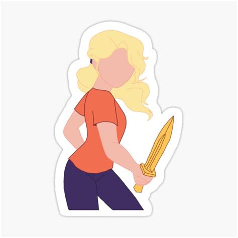 Annabeth Chase Sticker For Sale By Emmabrittenham Redbubble