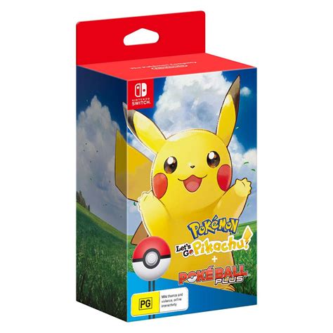 Pokemon Lets Go Pikachu Poke Ball Plus Pack For Nintendo Switch