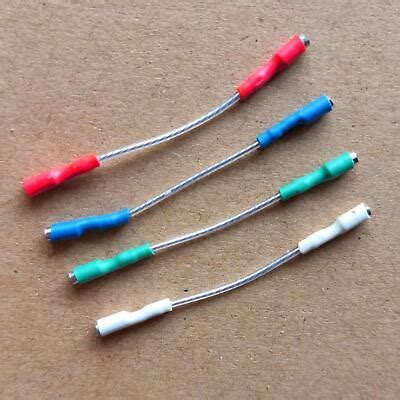 High Quality Cartridge Headshell Wires Leads Gold Ofc Ebay