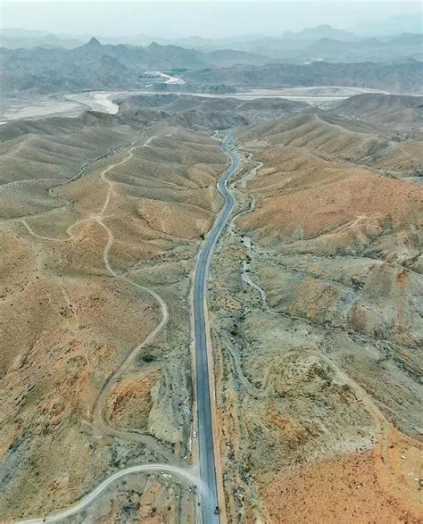 Aerial View Of Quetta Zhob Road Balochistan Rpakistan