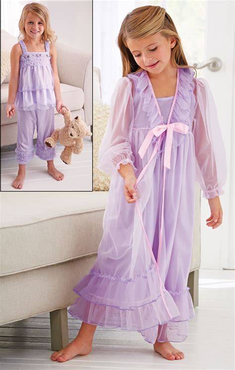 Cotton Nightdress Teen Girls Pajamas Dresses Children Cartoon Summer
