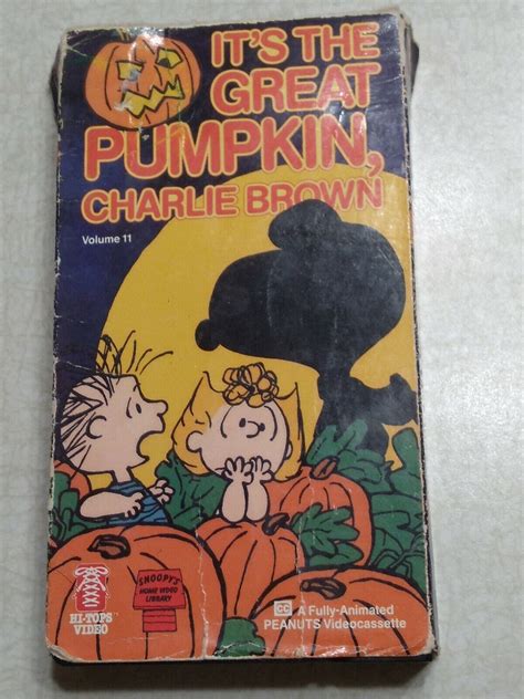 Fileits The Great Pumpkin Charlie Brown Vhs Usa 1988 Hi Tops