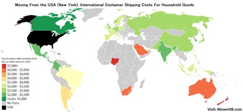 The typical case is shipping from china to the us. 2018 Overseas Cargo & Freight Costs From The United States ...
