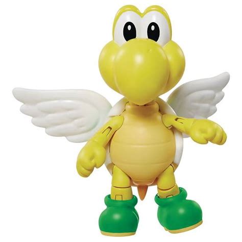 World Of Nintendo Koopa Para Troopa With Wings Action Figure
