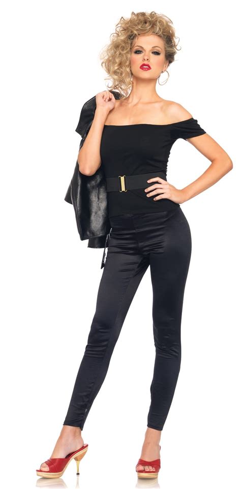 Grease sandy faux leather 25 year anniversary 2003 #b2510 nrfb. Grease Bad Sandy Outfit Adult Costume | BuyCostumes.com