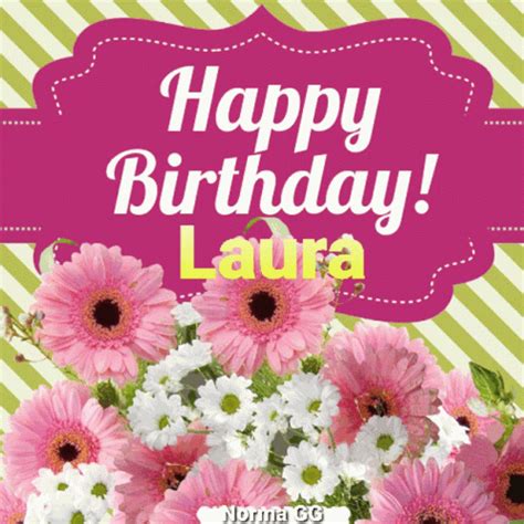 Happy Birthday GIF Happy Birthday Laura Discover Share GIFs