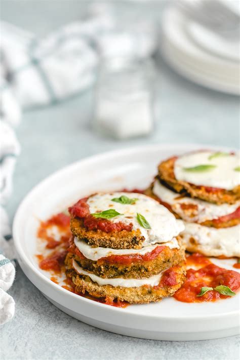 Healthy Baked Eggplant Parmesan Recipe