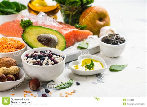 Low Cholesterol Food Stock Photo Image Of Control Board 98777032