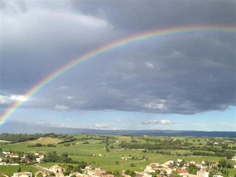 Rainbow Over France Outdoor Clouds France