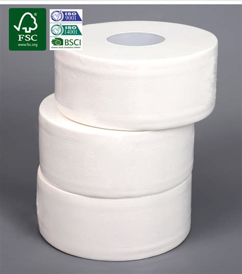 Professional Manufacturer Custom Virgin Bamboo Toilet Paper Tissue Bath Jumbo Roll Towel Paper