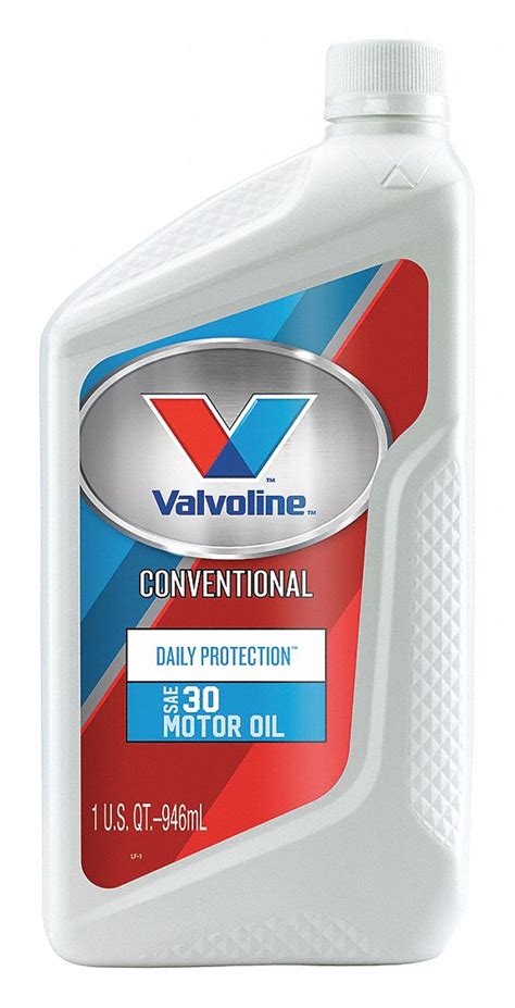 Valvoline Conventional Engine Oil 1 Qt 30 For Use With Gasoline
