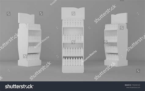 Download 3D Gondola Mock Up Design for Product Display Isolated ...