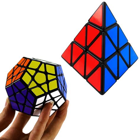 Speed cube set, libay magic cube bundle 2x2 3x3 4x4 pyramid megaminx skew mirror ivy sticker cube puzzle collection toy puzzles cube for kids and adults set of 8 4.7 out of 5 stars 410 $27.99 $ 27. Pack of 5 Coolzon Speed Cube Set Magic Cube 2x2 3x3 4x4 ...