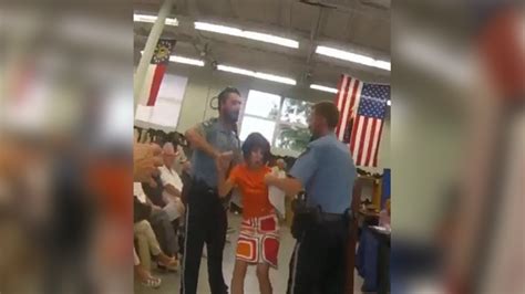 Police Forcibly Remove Woman From Chatham County Board Of Elections Meeting