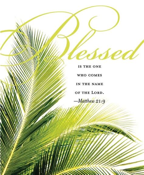 Palm Sunday Quotes From The Bible