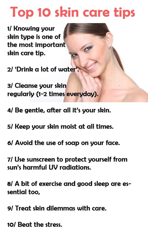 Top 10 Skin Care Tips