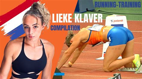 Lieke Klaver Dutch Sprinter Compilation Running Training Youtube