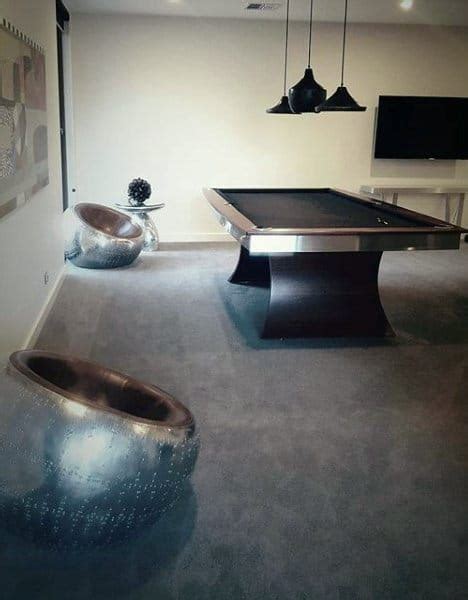 The ultimate man cave does not require a lot, but it they are a comfortable chair option for a cinephile man cave with large padded arm rests and cup holders. 75 Man Cave Furniture Ideas For Men - Manly Interior Designs