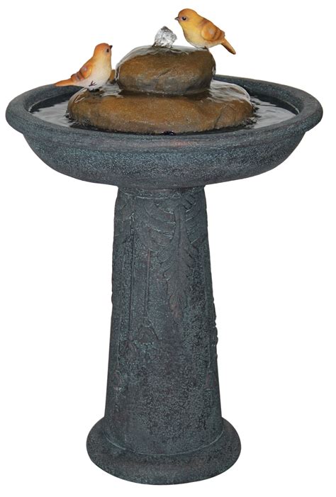 This Bird Bath Fountain Is Great For Spring And Summer Water Fountains Outdoor Garden