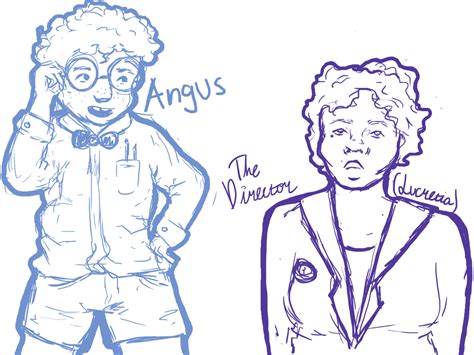 Two Doodles Of Two Side Characters That I Luv Vendelas Art Blog