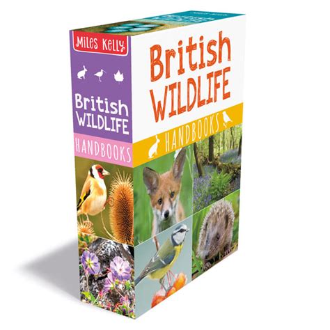 British Wildlife Handbooks Box Set Wildlife Guides For Kids Miles Kelly