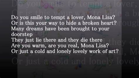 Mona Lisa/NAT KING COLE・(Karaoke Cover) With the lyrics カラオケ