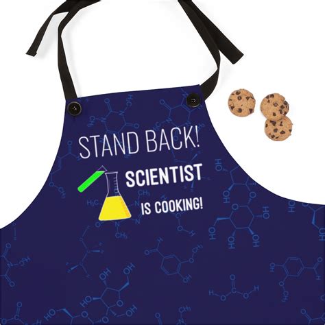 Funny Science Apron T Stand Back Scientist Is Cooking