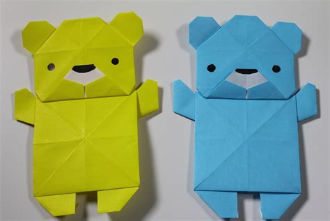 How To Origami Tutorial Animal Polar Bear Bear Origami Origami
