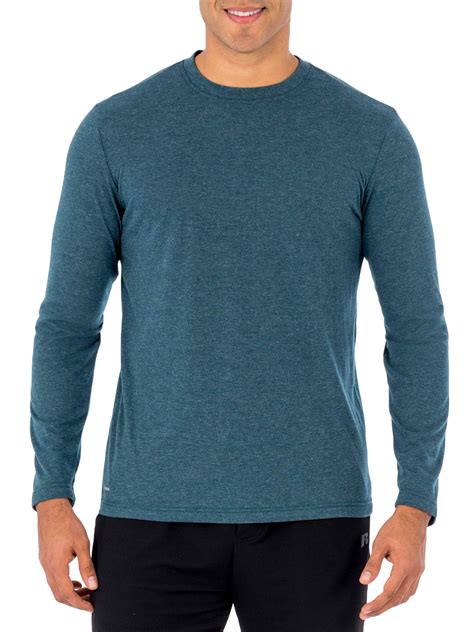 Athletic Works Mens Performance Activewear Long Sleeve Breathable