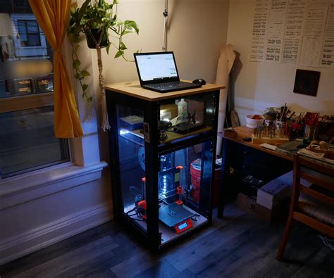 3D Printer Enclosure and Standing Desk : 18 Steps (with Pictures