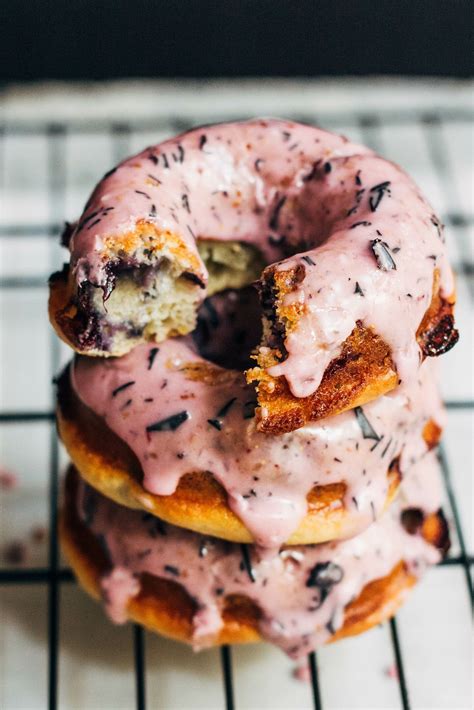 Gluten Free And Vegan Blueberry Baked Donuts Vegan Blueberry Baked