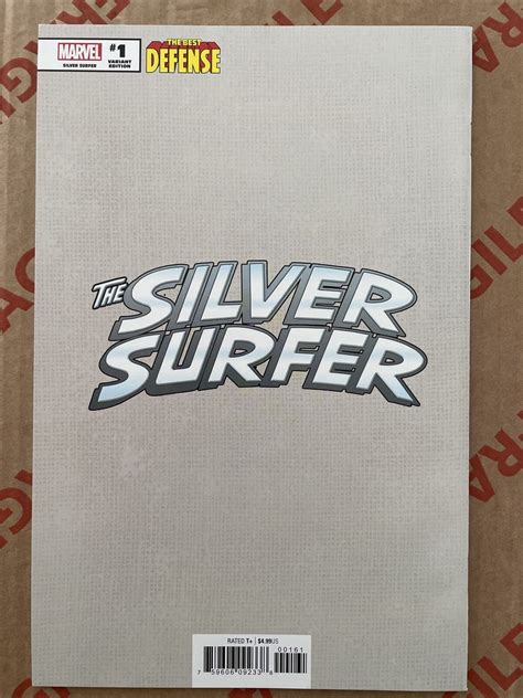 Silver Surfer Best Defense 1 Dellotto Variant Marvel 2019 With Coa Ebay