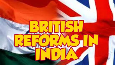 British Reforms In India British Rule In India Land And