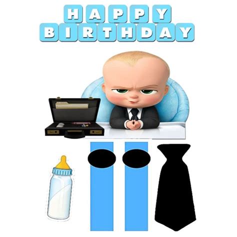 Baby Boss Theme Cake Topper Shopee Philippines