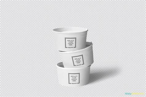 Download Download This Free Ice Cream Cup Mockup in PSD - Designhooks