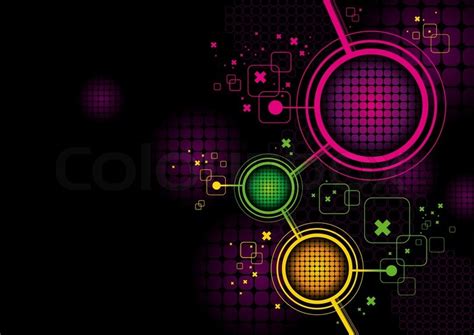 Best full hd 1920x1080 wallpapers of abstract. Vector abstract futuristic hi-tech background | Stock ...