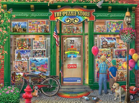 Now i will continue to use the trays as we start bag b of the nyc window puzzle. The Puzzle Store, 1000 Pieces, White Mountain | Puzzle ...