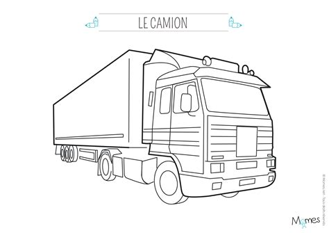 Image De Camion A Imprimer  Coloriage La Grande Echelle Des Pompiers