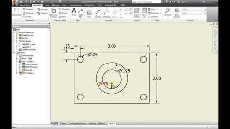 Autodesk Inventor 2014 Tutorial For Beginners Adding Views And
