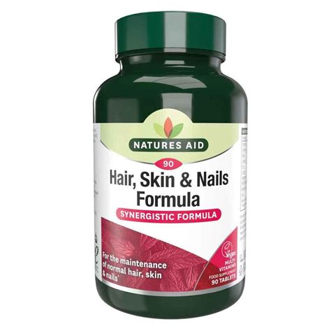 Natures Aid Hair Skin And Nails Formula 90 Tablets