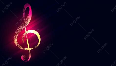 Glow Shiny Vector Design Images Glowing Shiny Musical Notes Background