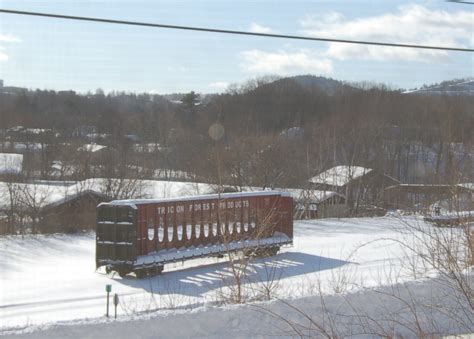 White River Junction Vt Sout Yards Railroad South Main Street White