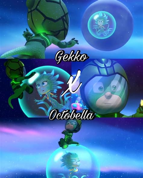 Gekko X Octobella 💙 Heroes En Pijamas Personajes Personajes Heroe