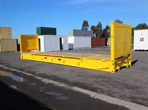 Flat Rack Shipping Containers Port Shipping Containers