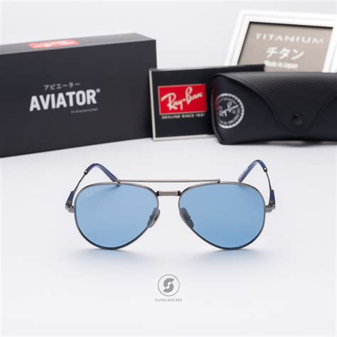 Ray Ban Rb8225 3142s2 Aviator Titanium Guntamal