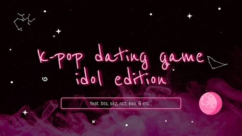kpop dating game idol version youtube