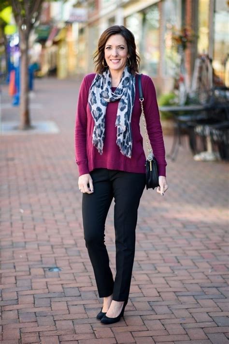 Unboring Casual Work Outfit For Women Over 40 In This Fall 05 Work Outfits Women Fashion